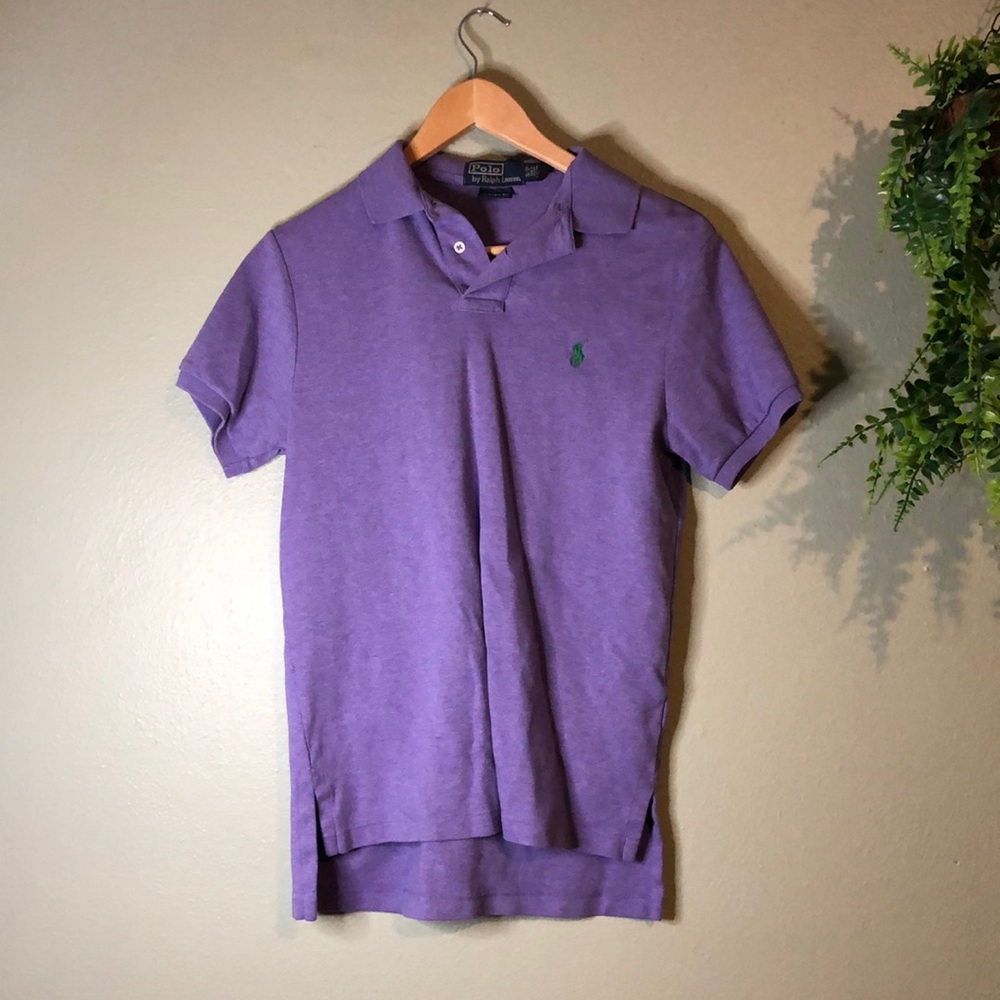 Polo Ralph Lauren Purple Collared Shirt
